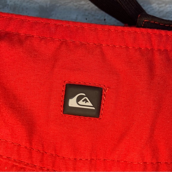 Quicksilver Men's Red Board Shorts Swim Trunks Size 38 - Picture 7 of 13
